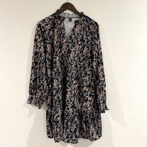 NEVER BEEN WORN, long sleeve floral dress, size large